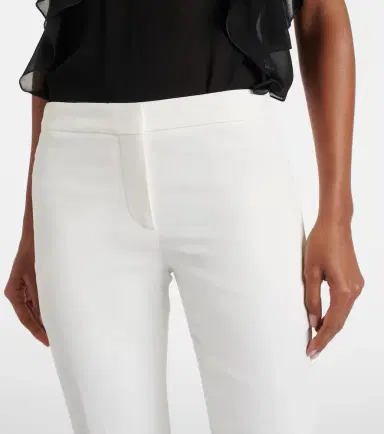 McQueen Mid-rise slim crêpe pants | Thumbnail 4 McQueen Mid-rise slim crêpe pants | Thumbnail 4