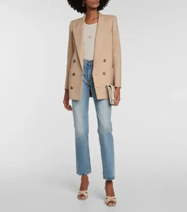 Saint Laurent Cassandre ribbed-knit wool tank top | Thumbnail 3 Saint Laurent Cassandre ribbed-knit wool tank top | Thumbnail 3