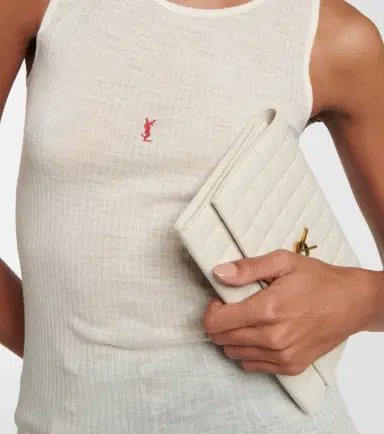 Saint Laurent Cassandre ribbed-knit wool tank top | Thumbnail 4 Saint Laurent Cassandre ribbed-knit wool tank top | Thumbnail 4