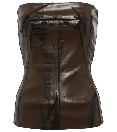 Rick Owens Coated denim corset | Thumbnail 1 Rick Owens Coated denim corset | Thumbnail 1