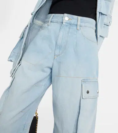 Isabel Marant Elore denim cargo pants | Thumbnail 2 Isabel Marant Elore denim cargo pants | Thumbnail 2