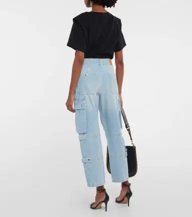 Isabel Marant Elore denim cargo pants | Thumbnail 5 Isabel Marant Elore denim cargo pants | Thumbnail 5