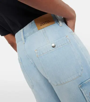 Isabel Marant Elore denim cargo pants | Thumbnail 6 Isabel Marant Elore denim cargo pants | Thumbnail 6