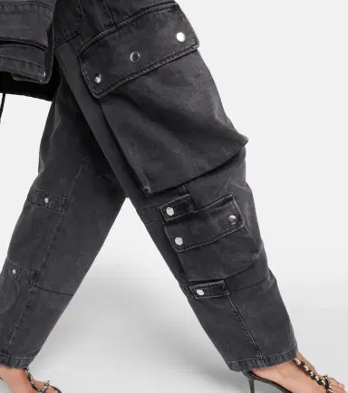 Isabel Marant Elore denim cargo pants | Thumbnail 2 Isabel Marant Elore denim cargo pants | Thumbnail 2