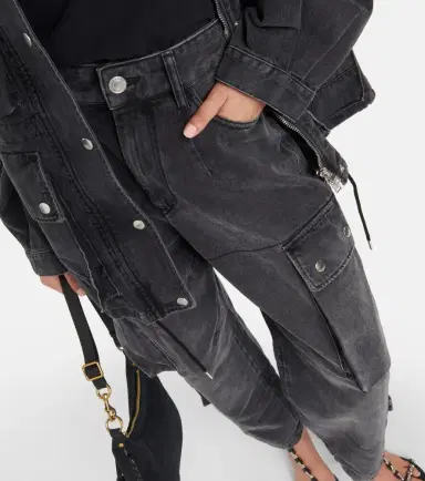 Isabel Marant Elore denim cargo pants | Thumbnail 5 Isabel Marant Elore denim cargo pants | Thumbnail 5