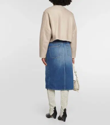 Isabel Marant Ostya shearling-lined leather jacket | Thumbnail 4 Isabel Marant Ostya shearling-lined leather jacket | Thumbnail 4