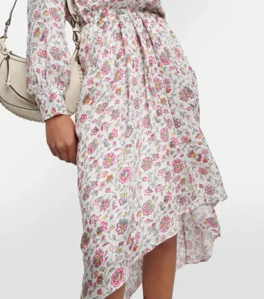 Isabel Marant Lokeya floral midi dress | Thumbnail 4 Isabel Marant Lokeya floral midi dress | Thumbnail 4