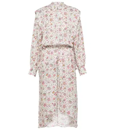 Isabel Marant Lokeya floral midi dress | Thumbnail 1 Isabel Marant Lokeya floral midi dress | Thumbnail 1
