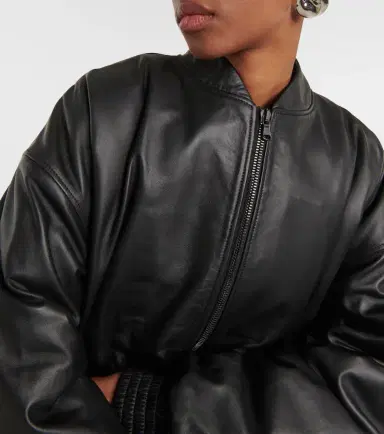 Wardrobe.NYC Wardrobe. NYC Leather bomber jacket | Thumbnail 5 Wardrobe.NYC Wardrobe. NYC Leather bomber jacket | Thumbnail 5