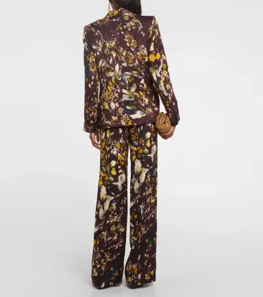 Dries Van Noten Floral double-breasted blazer | Thumbnail 2 Dries Van Noten Floral double-breasted blazer | Thumbnail 2