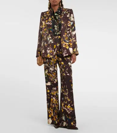 Dries Van Noten Floral double-breasted blazer | Thumbnail 5 Dries Van Noten Floral double-breasted blazer | Thumbnail 5