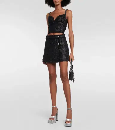Versace Bouclé bustier | Thumbnail 2 Versace Bouclé bustier | Thumbnail 2