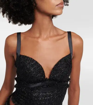 Versace Bouclé bustier | Thumbnail 5 Versace Bouclé bustier | Thumbnail 5