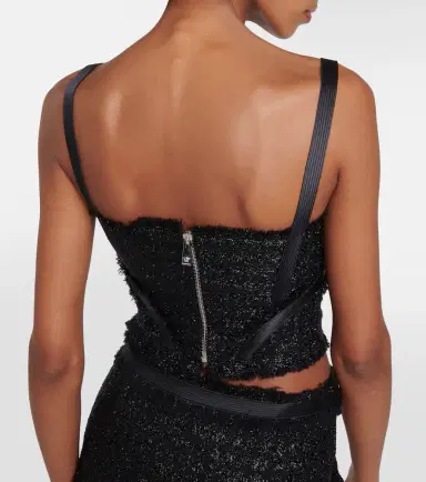 Versace Bouclé bustier | Thumbnail 6 Versace Bouclé bustier | Thumbnail 6