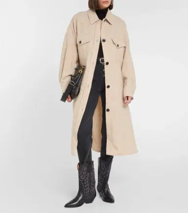 Marant Etoile Fontia wool-blend coat | Thumbnail 3 Marant Etoile Fontia wool-blend coat | Thumbnail 3