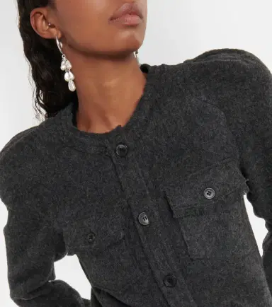 Marant Etoile Nelly tweed jacket | Thumbnail 3 Marant Etoile Nelly tweed jacket | Thumbnail 3