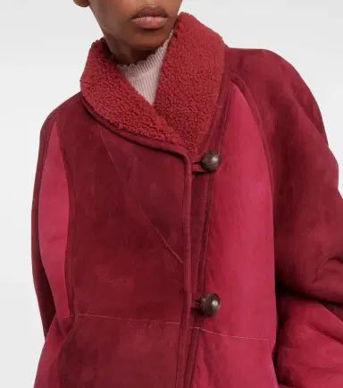 Marant Etoile Abeni shearling-lined suede jacket | Thumbnail 3 Marant Etoile Abeni shearling-lined suede jacket | Thumbnail 3