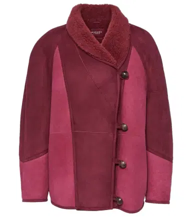 Marant Etoile Abeni shearling-lined suede jacket | Thumbnail 1 Marant Etoile Abeni shearling-lined suede jacket | Thumbnail 1