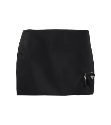 Prada Low-rise nylon miniskirt | Thumbnail 1 Prada Low-rise nylon miniskirt | Thumbnail 1