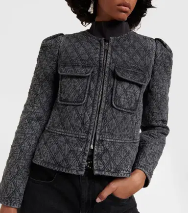 Marant Étoile Deliona quilted denim jacket | Thumbnail 5 Marant Étoile Deliona quilted denim jacket | Thumbnail 5