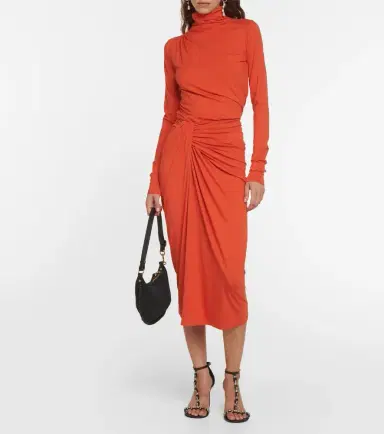 Marant Étoile Lou gathered jersey turtleneck top | Thumbnail 3 Marant Étoile Lou gathered jersey turtleneck top | Thumbnail 3