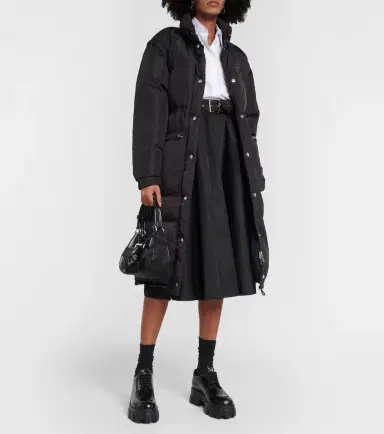 Prada Re-Nylon down coat | Thumbnail 3 Prada Re-Nylon down coat | Thumbnail 3
