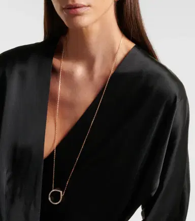 Repossi Antifer 18kt rose gold pendant necklace with diamonds | Thumbnail 4 Repossi Antifer 18kt rose gold pendant necklace with diamonds | Thumbnail 4