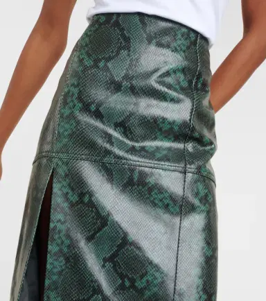 Dorothee Schumacher Urban Jungle snake-print leather midi skirt | Thumbnail 3 Dorothee Schumacher Urban Jungle snake-print leather midi skirt | Thumbnail 3
