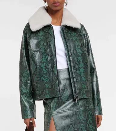 Dorothee Schumacher Urban Jungle snake-print leather jacket | Thumbnail 2 Dorothee Schumacher Urban Jungle snake-print leather jacket | Thumbnail 2