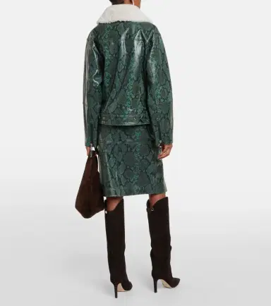 Dorothee Schumacher Urban Jungle snake-print leather jacket | Thumbnail 3 Dorothee Schumacher Urban Jungle snake-print leather jacket | Thumbnail 3