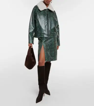 Dorothee Schumacher Urban Jungle snake-print leather jacket | Thumbnail 4 Dorothee Schumacher Urban Jungle snake-print leather jacket | Thumbnail 4