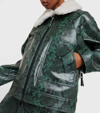 Dorothee Schumacher Urban Jungle snake-print leather jacket | Thumbnail 5 Dorothee Schumacher Urban Jungle snake-print leather jacket | Thumbnail 5
