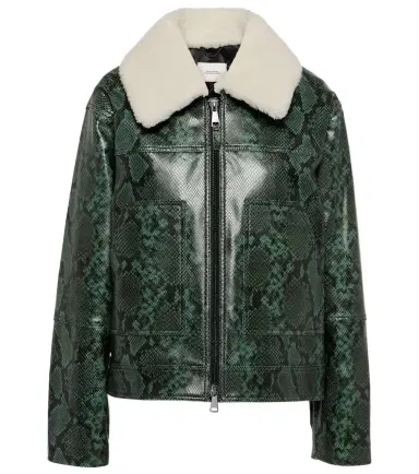 Dorothee Schumacher Urban Jungle snake-print leather jacket | Thumbnail 1 Dorothee Schumacher Urban Jungle snake-print leather jacket | Thumbnail 1