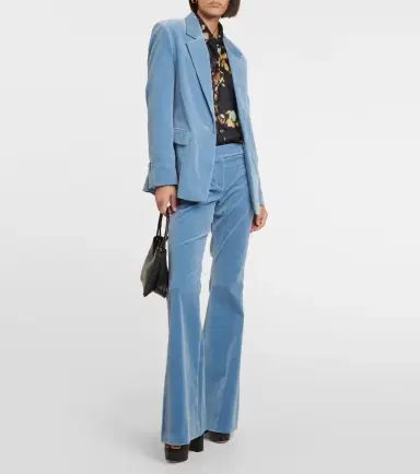 Dorothee Schumacher Elegance Softness velvet flared pants | Thumbnail 2 Dorothee Schumacher Elegance Softness velvet flared pants | Thumbnail 2