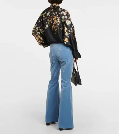 Dorothee Schumacher Elegance Softness velvet flared pants | Thumbnail 3 Dorothee Schumacher Elegance Softness velvet flared pants | Thumbnail 3