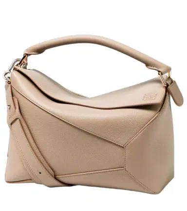 Loewe Puzzle Edge Medium leather top-handle bag | Thumbnail 1 Loewe Puzzle Edge Medium leather top-handle bag | Thumbnail 1