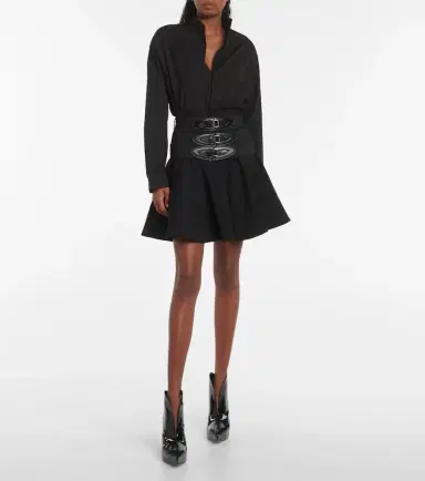 Alaia Alaïa Cotton poplin bodysuit | Thumbnail 3 Alaia Alaïa Cotton poplin bodysuit | Thumbnail 3