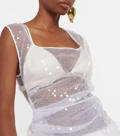 Jacquemus Le Débardeur Perle sequined top | Thumbnail 5 Jacquemus Le Débardeur Perle sequined top | Thumbnail 5