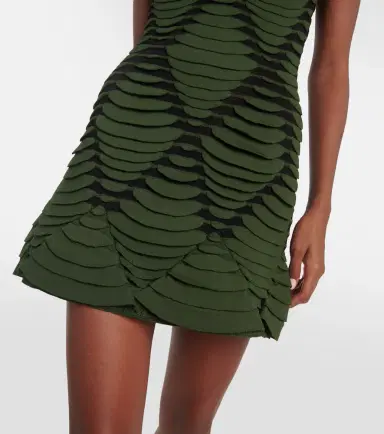 Alaïa Alaïa Snake-effect knit minidress | Thumbnail 3 Alaïa Alaïa Snake-effect knit minidress | Thumbnail 3
