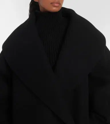 Alaia Alaïa Cocoon wrap virgin wool coat | Thumbnail 5 Alaia Alaïa Cocoon wrap virgin wool coat | Thumbnail 5