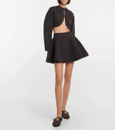 Alaïa Alaïa Wool-blend miniskirt | Thumbnail 3 Alaïa Alaïa Wool-blend miniskirt | Thumbnail 3