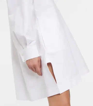Alaïa Alaïa Cotton poplin minidress | Thumbnail 4 Alaïa Alaïa Cotton poplin minidress | Thumbnail 4