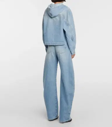 Alaïa Alaïa Cropped denim jacket | Thumbnail 2 Alaïa Alaïa Cropped denim jacket | Thumbnail 2