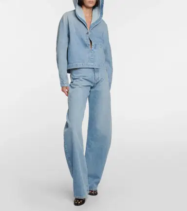 Alaïa Alaïa Cropped denim jacket | Thumbnail 5 Alaïa Alaïa Cropped denim jacket | Thumbnail 5