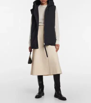 Jil Sander Oversized hooded down vest | Thumbnail 6 Jil Sander Oversized hooded down vest | Thumbnail 6