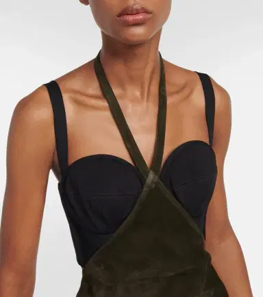 Alaïa Alaïa Suede maxi skirt | Thumbnail 4 Alaïa Alaïa Suede maxi skirt | Thumbnail 4