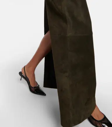 Alaïa Alaïa Suede maxi skirt | Thumbnail 5 Alaïa Alaïa Suede maxi skirt | Thumbnail 5