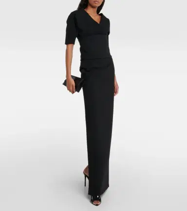 Ferragamo Wool-blend gabardine top | Thumbnail 2 Ferragamo Wool-blend gabardine top | Thumbnail 2