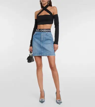 Dolce & Gabbana Logo denim miniskirt | Thumbnail 2 Dolce & Gabbana Logo denim miniskirt | Thumbnail 2