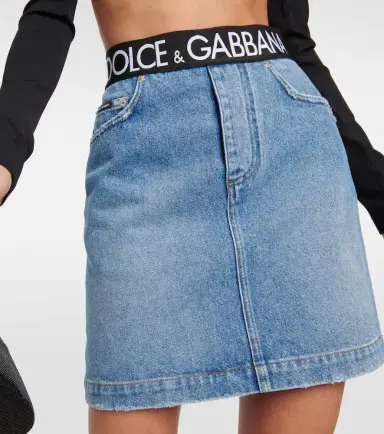 Dolce & Gabbana Logo denim miniskirt | Thumbnail 3 Dolce & Gabbana Logo denim miniskirt | Thumbnail 3
